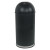 冰禹 BYzx-37 商用大号垃圾桶 无盖不锈钢圆形球口筒果皮箱Φ35×H80cm 白色铁烤漆