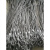 定制适用不锈钢保险链钢丝绳黑色保险绳舞台灯钩保险绳灯光配件安 4.0mm透明包胶