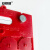 安赛瑞 13366 货架物料计数磁性卡套（10个装）4位计数 65×100mm 红色 强磁纽扣款 磁性标签卡货架标识牌
