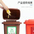 厨余垃圾桶标识贴垃圾分类全套干湿西安幼儿园不可回收小干易腐无锡儿童四色标贴杭州宣传海报标识贴贴纸 简图其他垃圾LJ-10 15x20cm