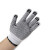 世达（SATA）线手套加密加厚耐磨工地工作劳保棉纱手套单双面点塑手套-ASF0008 白黑双面点塑/1副 ASF0008