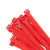 联嘉 红色尼龙扎带 主机装机园艺线缆桌面理线束线捆扎绑带 宽3.6mm×长150mm