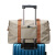 酷奇袋鼠（KUQIDAISHU）旅行包背包型短途行李包收纳袋学生大容量轻便时尚出差包可套拉杆 蓝色 小号
