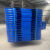 钢制圆角叉车托盘仓储重型货架物流运输卡栈板防潮垫板工业铁托 蓝色120*140*8cm重型加厚