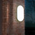 以琛定制极简防潮墙灯户外防水卫生间吸顶壁灯阳台楼梯灯过道挂 椭圆小号(15w)白光吸壁两用
