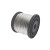 鑫亨达（XINHENGDA）304细小软不锈钢钢丝绳 0.5mm透明包塑1*7（100米）