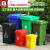 环卫户外分类商用垃圾桶塑料加厚垃圾箱大号小区物业带轮盖240L升 240升料轮+盖