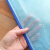谋福 830 A4文件袋透明网格袋防水加厚科目档案塑料试卷袋拉链资料袋分类袋  A4文件袋网格蓝色（5个） 