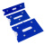 企金 磁力货架标识牌 40*60mm 双磁蓝色工业级强磁性标签牌库房标识牌物资分类牌20个 QJ-C460