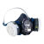 定制重松TW08S防尘口罩防毒石材打磨喷漆电焊硅胶传声器面具  1 TW08S+T/FA*2个 防醛套装