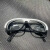 瑞恒柏定制适用于电焊眼镜焊工专用玻璃镜片墨镜气焊氩氩弧焊防护镜209 白色透明5副 可配面罩
