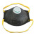 耐呗斯 KP95口罩 工业口罩 杯型 防酸防异味 头戴式有阀 外置鼻梁 NBS9535VCP 15只/盒