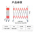 共泰 GTWL07 不锈钢伸缩围栏 可移动式护栏隔离栏 1.2*2m