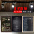 咖啡店餐厅小黑板店铺用挂式广告牌菜单价格展示牌挂墙商用价目表 平角浅竹色黑板6090