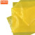 京洲实邦 防锈自封口袋金属工业防潮PE塑料包装袋黄色防锈膜定制B 黄色无V型口 无自封口40*60*16丝100个