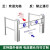 超市入口单向门雷达自动感应门禁医院红外通道摆闸定制手动进出器 新升级博越4柱