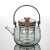 祥业围炉煮茶器具电陶炉套装专用茶杯耐高温明火玻璃壶煮茶壶茶水分离 玻璃月笼提梁壶 701mL(含)-800mL(含)