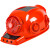 六风扇安全帽空调制冷太阳能可充电带灯蓝牙多功能防晒遮阳工地帽 【四风扇】红色 太阳能+锂电池