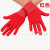 礼仪手套 小学生表演彩色礼仪小孩五指幼儿园儿童户外手套定 红色 S