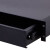网络服务器机柜配件盲板黑色1U2U3U4U挡板机箱L型支架导轨 机柜键盘托盘 0x0x0cm