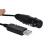 DMX512转USB RS485 卡侬头 灯光控制线 母头 H 1.8m