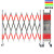 伸缩围栏可移动不锈钢工地施工围栏安全防护栏电力绝缘围栏幼儿园围挡 不锈钢片式伸缩围栏 不锈钢片型1.2*3米
