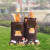 卡通动物果皮箱摆件园林玻璃钢装饰雕塑景区垃圾桶创意幼儿园户外 深棕色