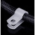 聚维德 R型塑料线管夹 13.2mm白色 每个夹包螺钉1个 单位：个