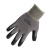 雄星 胶皮手套舒适型防滑耐磨灰色手套尼龙丁腈手套 1副 WX300921201