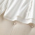 SZ白色衬衫女2024春季新款法式宫廷风小衫设计感木耳边v领甜美上衣 白色 M