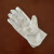 PU手套无硫米白黄pu防滑条纹手套电子厂线路板厂工业品 zxL 乳白色