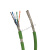 TRVVSP伺服编码器高柔性拖链电缆专用双绞屏蔽多芯线2/4/6/8/10芯京昂 6芯*0.3平方/米 绿色