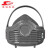思创科技ST-1060系列防尘面罩PM2.5雾霾防护口罩工业粉尘细微颗粒物打磨半面具电焊口罩 ST-1060C(单边橡胶款)