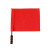 讯阳田径比赛发令旗 信号旗 角旗表演旗 不锈钢指挥手旗巡边旗 红色