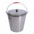 卫洋 不锈钢水桶 环卫物业酒店宾馆储物桶垃圾桶清洁桶 7L带盖 不锈钢水桶