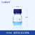 蜀牛玻璃棕色透明蓝盖丝口试剂瓶高硼硅蓝盖瓶100/250/500/1000ml 透明100ml