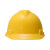 梅思安ABS标准型安全帽一指键帽衬黄色PVC吸汗带四点式下颏带1顶可印字
