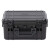 赫思迪格 ABS设备安全防护箱 工具设备收纳箱手提防水 黑色防震含棉360*270*190 HGJ-1581