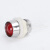 荣伟信号灯指示灯220V套塑料LED发光二极管管座10个大RWE-404小型 E-403/12MM安装孔/3V 红色(常用色)