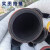 汉河 带钢丝黑色橡胶管水泵抽水吸水管钢丝软管黑胶皮管定制 吸沙管64MM(2.5寸)X7米