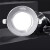 雷士照明（NVC）E-NLED9774W LED筒灯超薄铝材4瓦砂银三档调色 开孔80-90mm