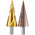 宝塔钻头打孔木材塑料阶梯钻孔打洞金属不锈钢多功能开孔器扩孔器 4-12mm(HSS4241)