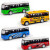 超级森林儿童合金公交车合金巴士车模型儿童玩具公交车金属车模型玩具 黄色校车