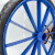 适用于工地手推车轮胎26×21/2建筑劳动车实心轮子板车斗车架子人 加厚扁铁钢圈配pu实心胎送轴承