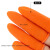 手指套防滑加厚橙色护指耐磨乳胶橡胶防护点钞保护劳保胶手指头套 白色防滑M中码20只装