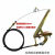 奔新农（BENXINNONG）脚油门踏板拉线总成改装农用车三轮车装载机叉车脚踩踏板油门线 油门踏板加拉线1.3米