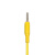 艾克心 4mm香蕉插头带线 4平方 黄色 1米/条（单位：条）