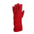 代尔塔（DELTAPLUS） 205515 防护手套 隔热焊工防火阻燃劳保手套 红色12副/打
