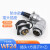 弯式防水航空插头插座WF24-2-3-4-9-10-12芯弯头TV母座Z连接器 WF24-3芯 TV+Z