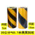交通反光膜 防撞柱子杆 红白黄黑双色斜条纹警示电力标识贴纸 30公分 黄黑斜纹 45.7米长